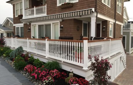 Phoenix Railings Mahogany and PVC