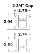 Cellular PVC Rails Liberty