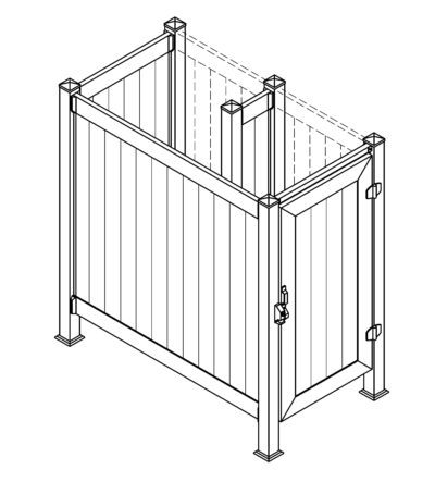 Phoenix Manufacturing SHower Enclosure 3' x 6'SIde Door